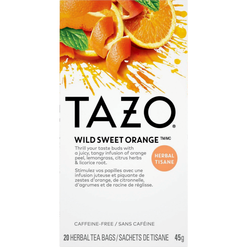 Tazo® Tea Wild Sweet Orange 20 bags/box