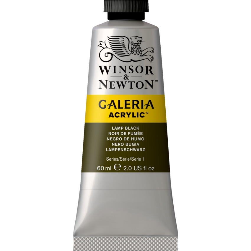 Winsor & Newton® Galeria Acrylic Paint Lamp Black 60 mL