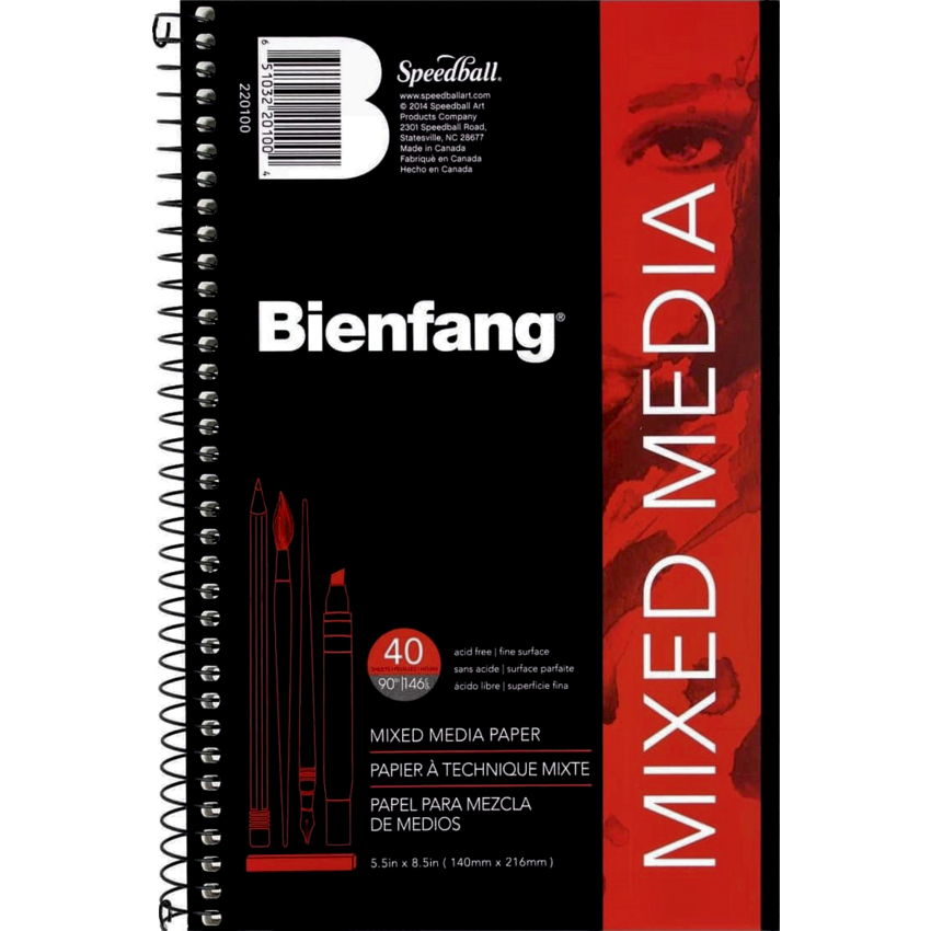 Bienfang® Watercolour Paper 90 lb 5-1/2" x 8-1/2" 40 sheets/pad