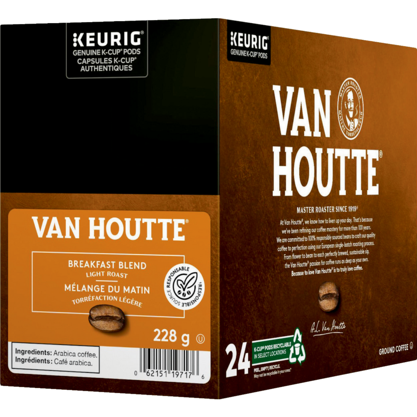 Van Houtte® Coffee K-Cups® Breakfast Blend Light Roast 24/box
