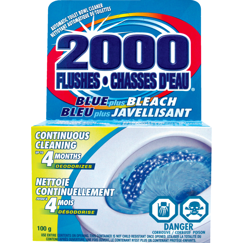 2000 Flushes® Blue with Bleach 100 g