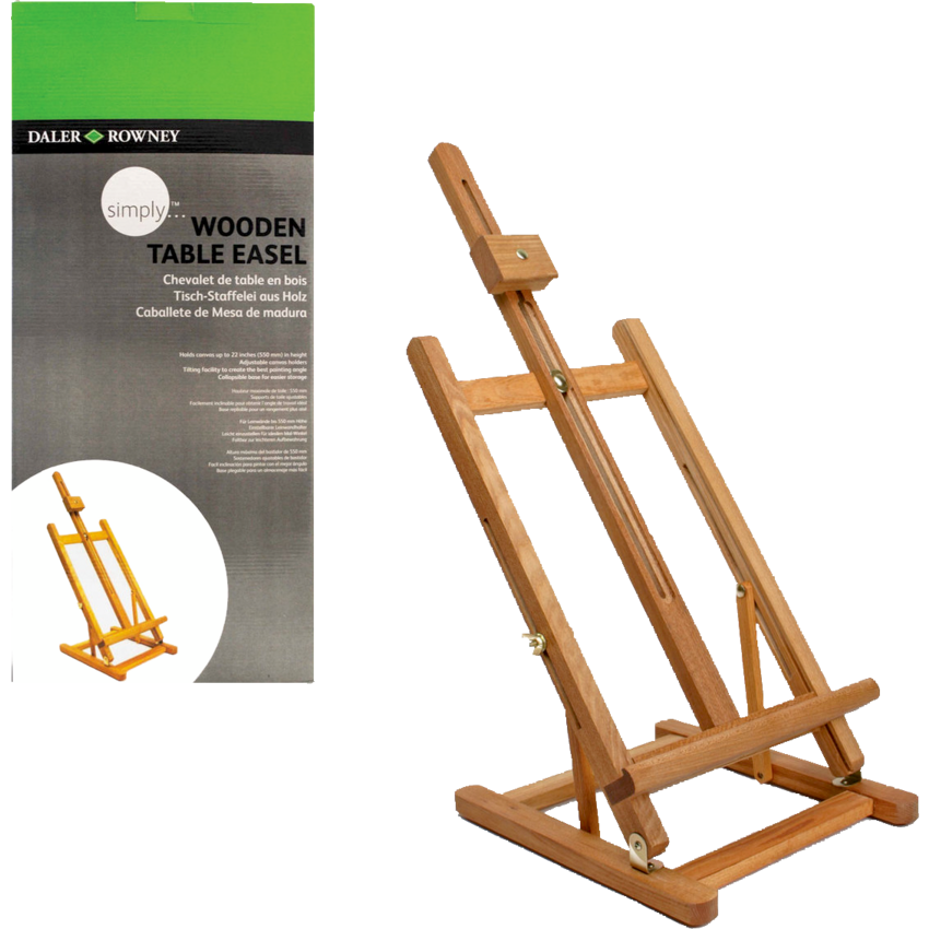 Simply® Wooden Table Easel 12-1/5"  x 2-9/10" D x 26-3/5" H