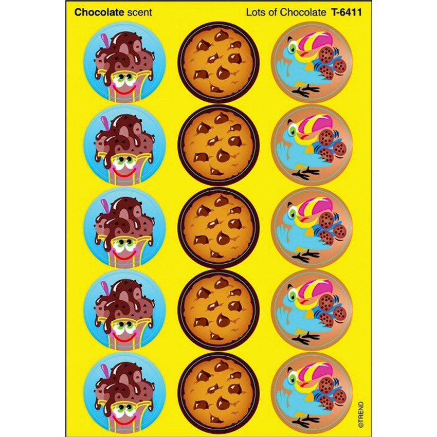 Trend® Stinky Lots of Chocolate - Chocolate Stickers® 60/pkg