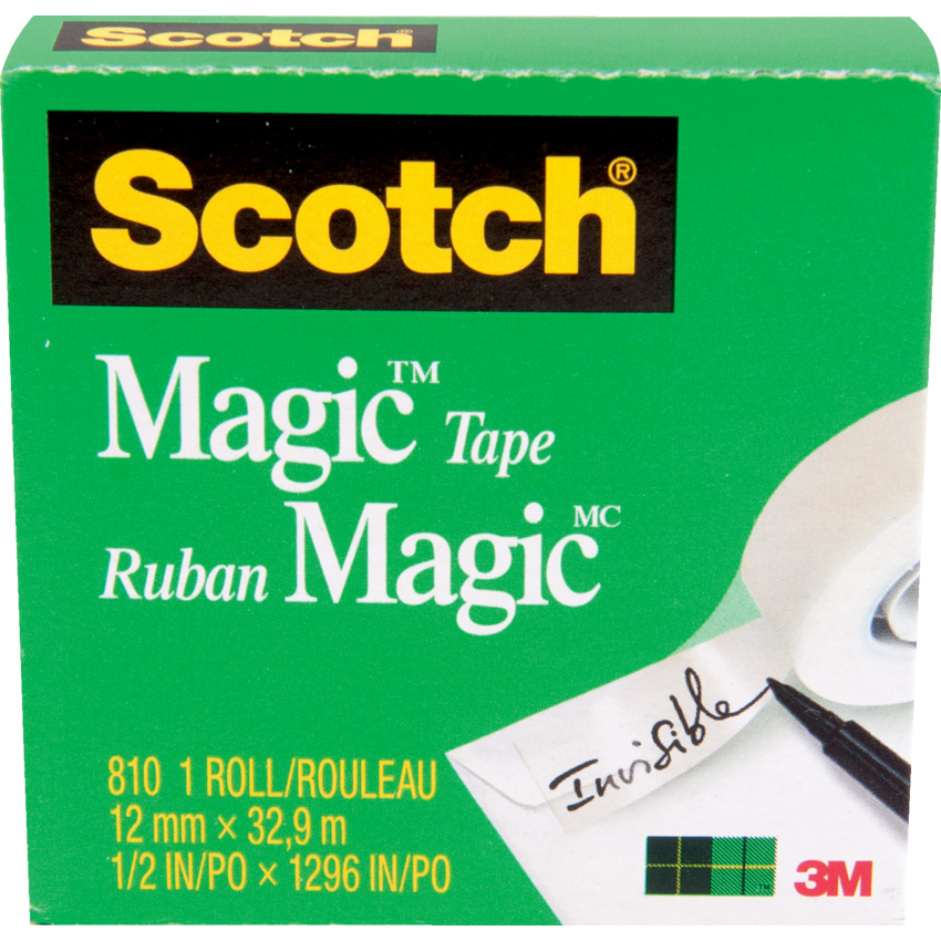 Scotch® Magic™ Invisible Tape Refill 1/2" (12.7 mm x 32.9 m)