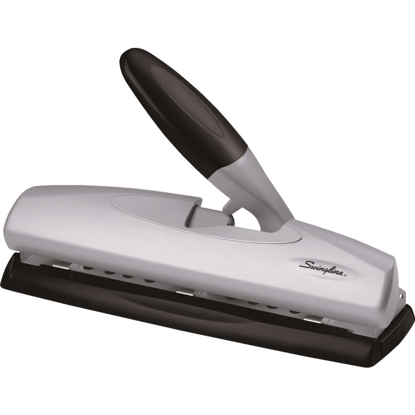 Swingline® LightTouch™ Three-Hole High Capacity Desktop Hole Punch