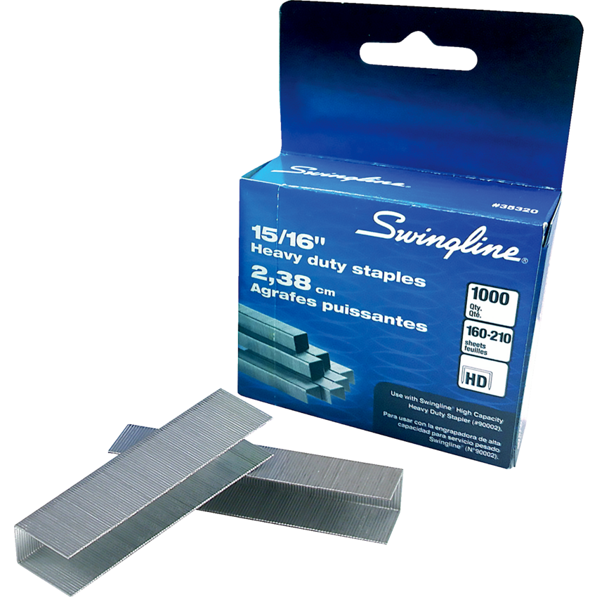 Swingline® Heavy Duty Staples 15/16" 1,000/box