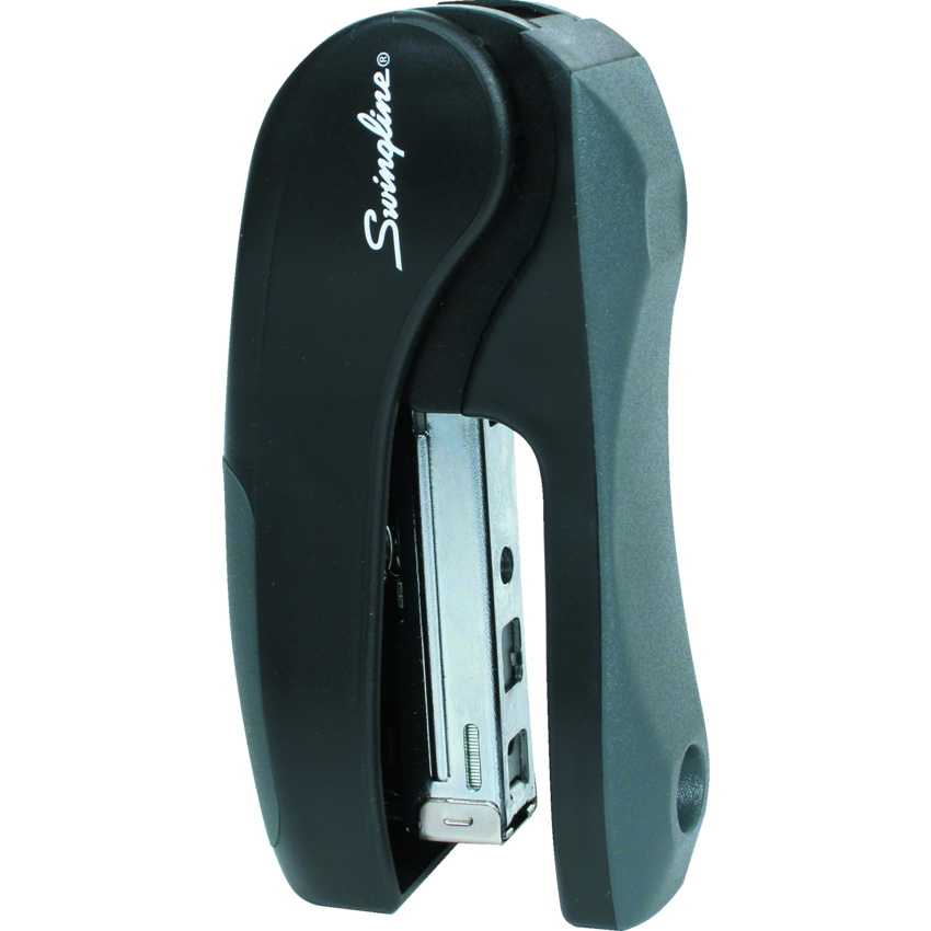 Swingline® E-Z Grip™ Stand-up Stapler Half Strip 15 Sheets Black