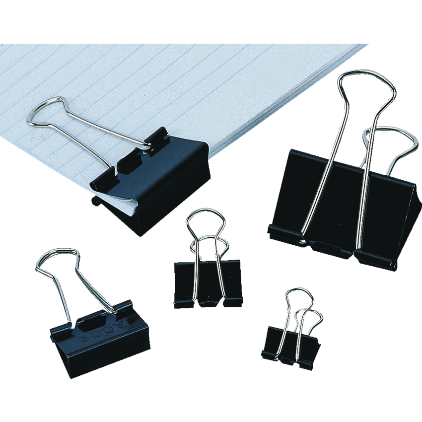 Westcott® Fold Back Clips 1" 12/box