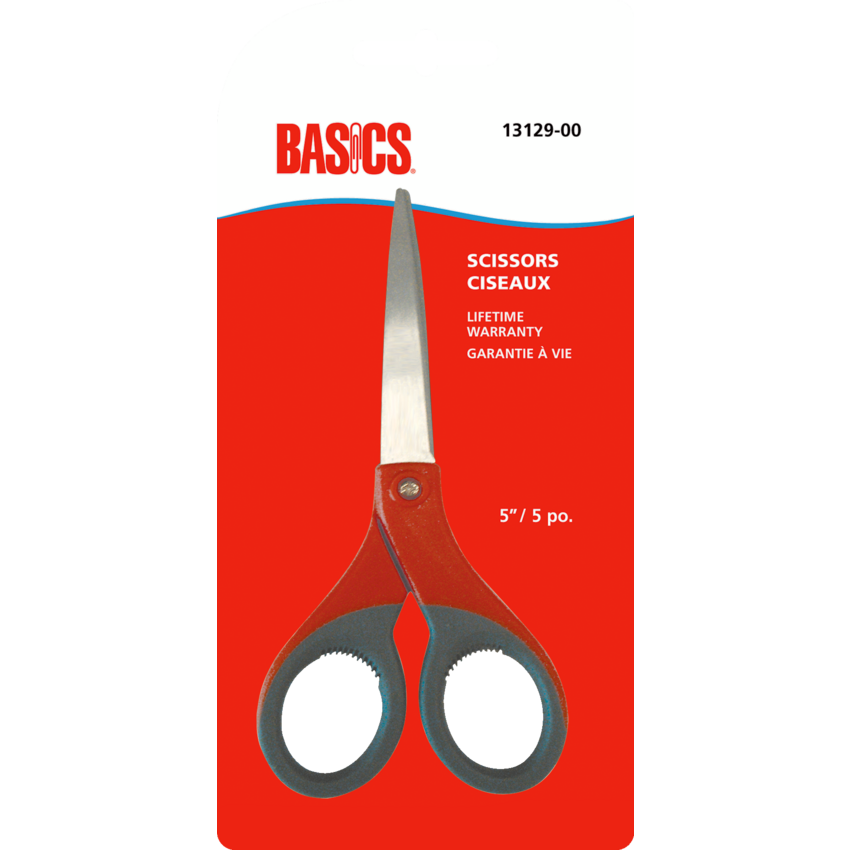 Basics® Scissors 5" Straight Handle