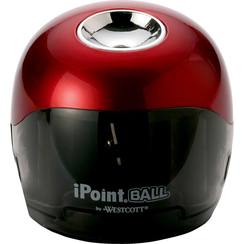 Westcott® iPoint® Ball Battery Pencil Sharpener Red