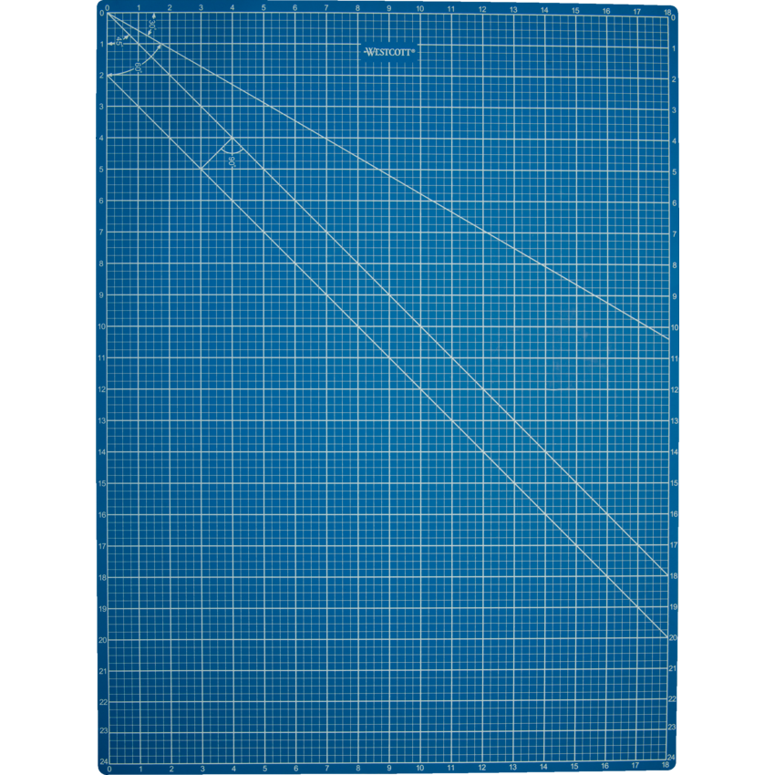 Westcott® Cutting Mat 18" x 24" Blue
