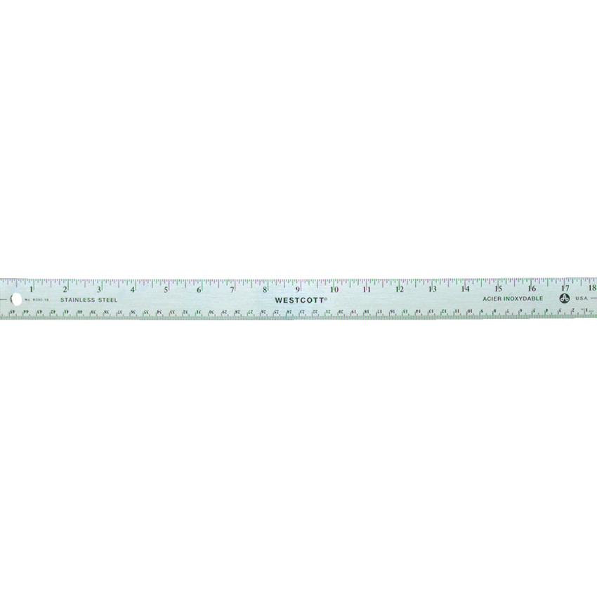 Westcott® Stainless Steel Ruler 12
