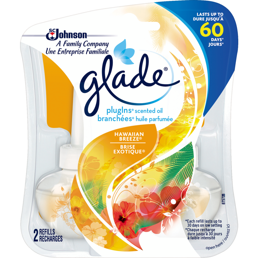 Glade® PlugIns® Scented Oil Refill Hawaiian Breeze® 2/pkg
