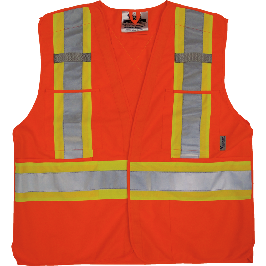Viking® Safety Vest Tear Away Small/Medium Orange