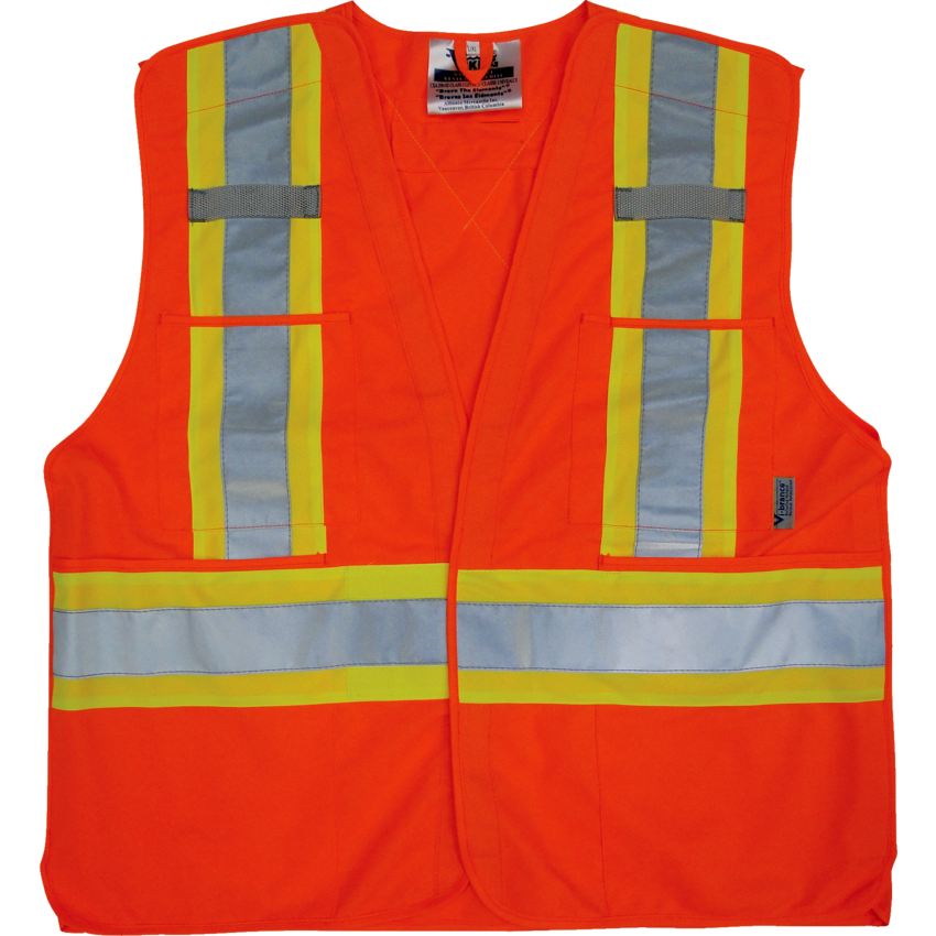 Viking® Safety Vest Tear Away Large/X-Large Orange