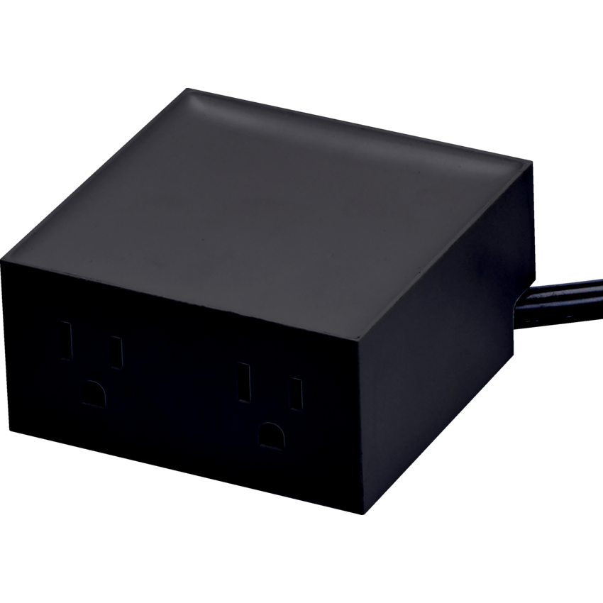 Bostitch® Konnect™ Desk Organizer and Power Systems Power Hub 3-1/2"W x 3-1/2"D x 2"H Black