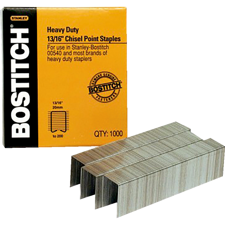 Bostitch® Heavy Duty Staples 13/16" 130-165 sheets 1,000/box