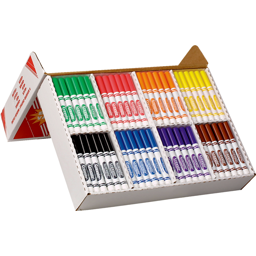 Crayola® Washable Super Tips Fine Line Markers 50/pkg