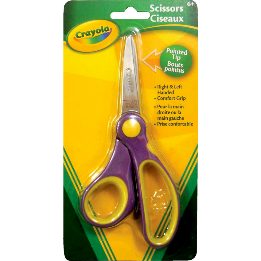 Crayola® Metal Scissors Pointed tip Assorted Colours