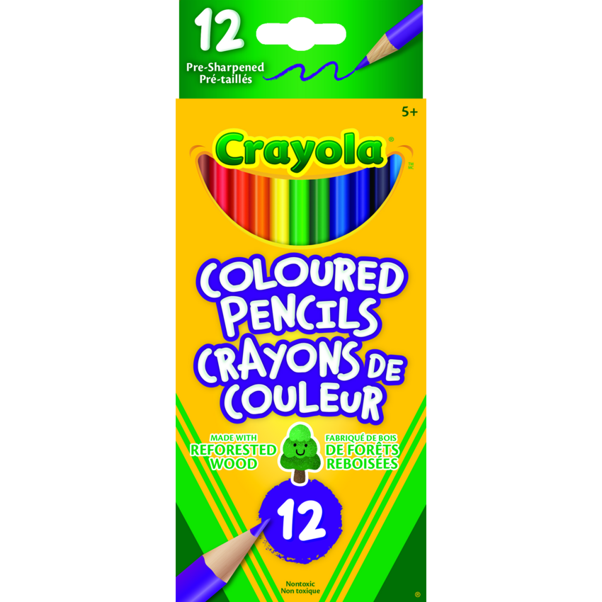 Crayola® Coloured Pencils Assorted Colours 12/pkg