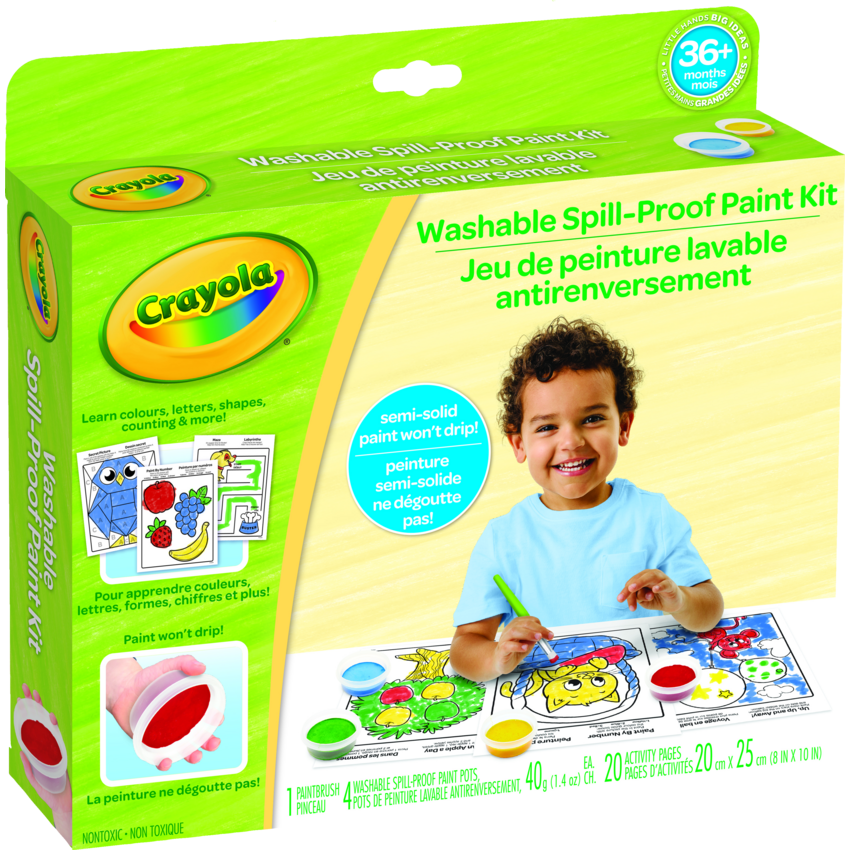 Crayola® Young Kids Spill-Proof Paint Kit