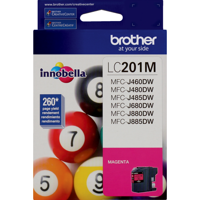 Brother Inkjet Cartridge LC201MS Magenta