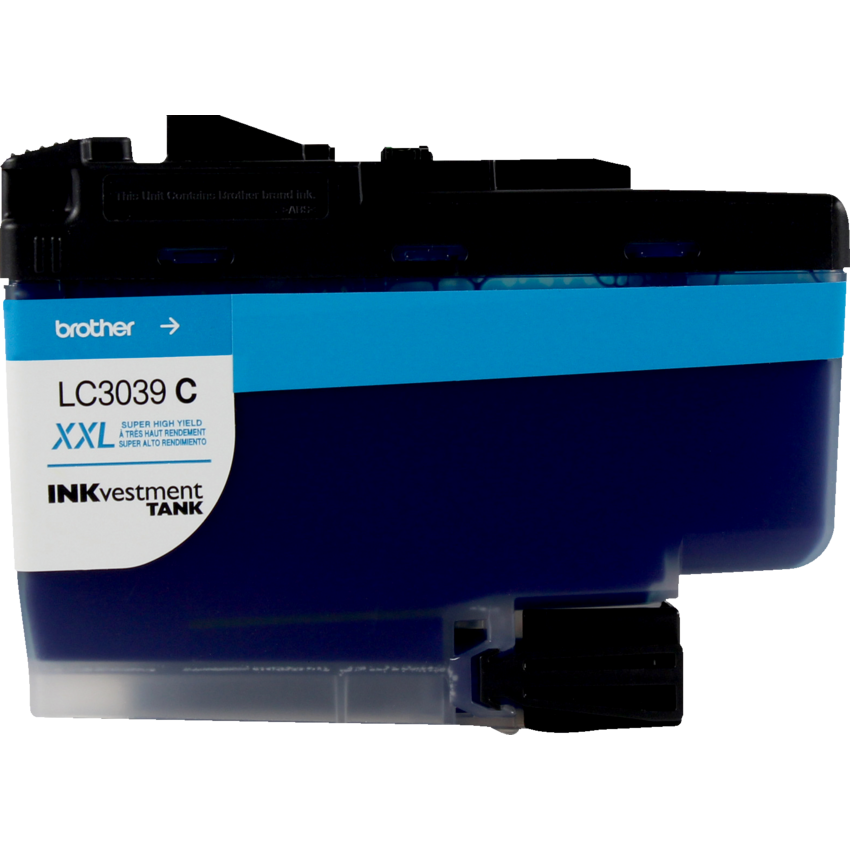 Brother INKvestment Inkjet Cartridge #LC3039C XXL Ultra High Yield Cyan