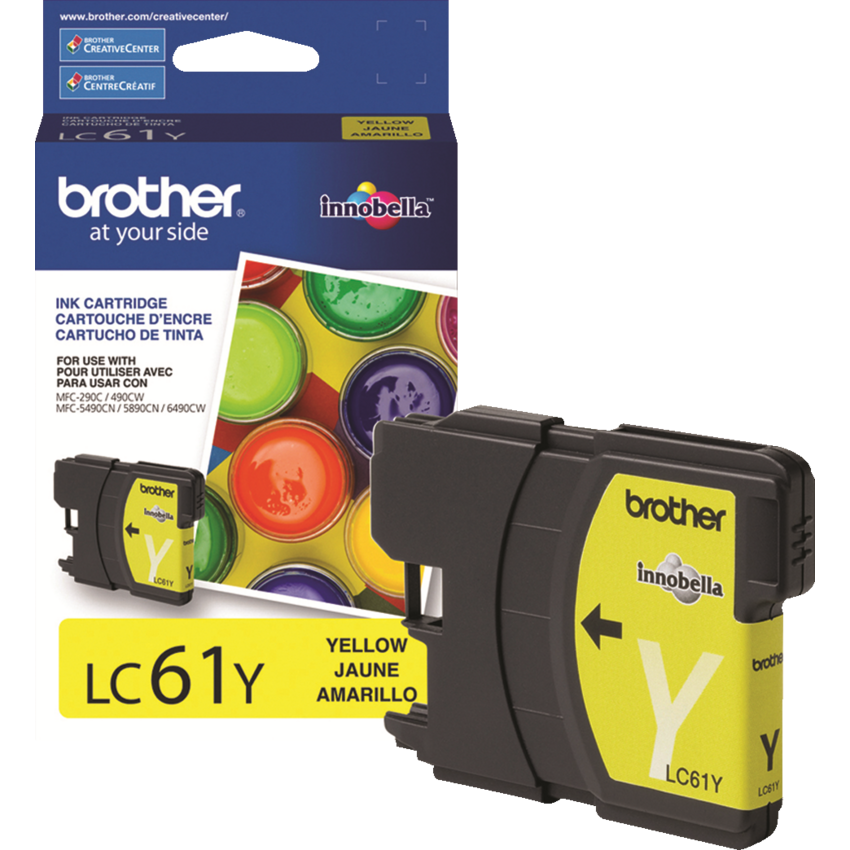 Brother Inkjet Cartridge LC61YS Yellow