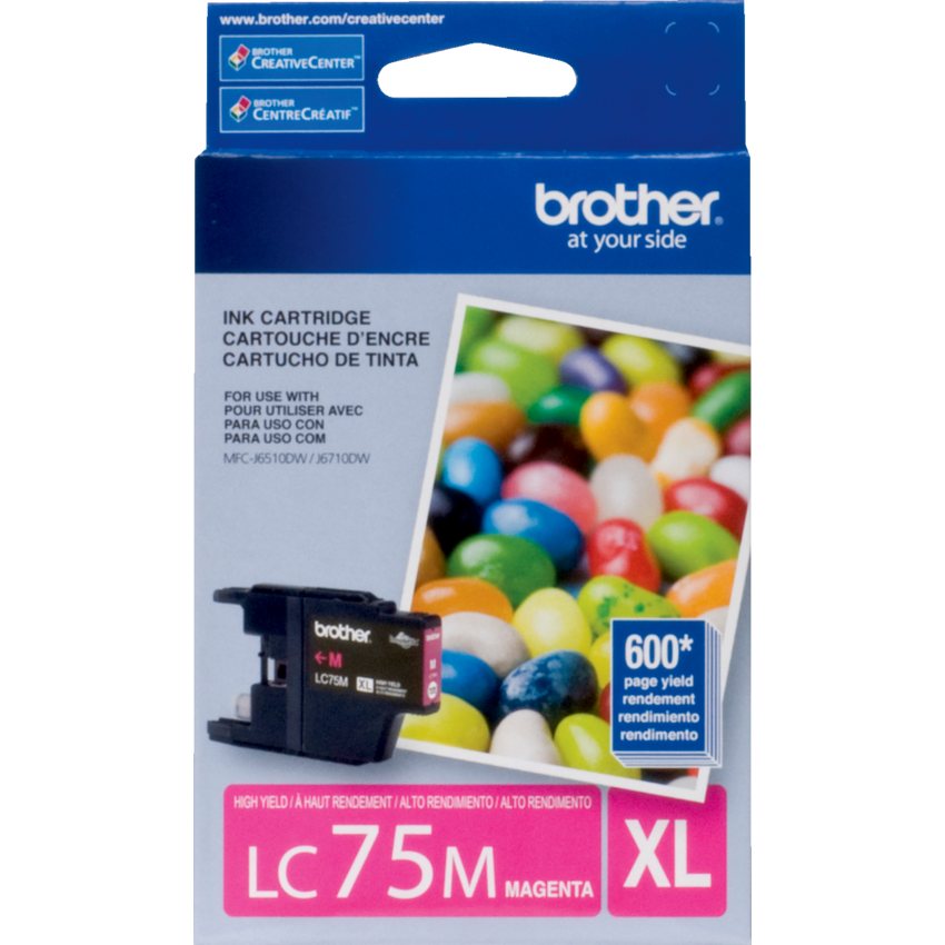 Brother Inkjet Cartridge High Yield LC75MS Magenta