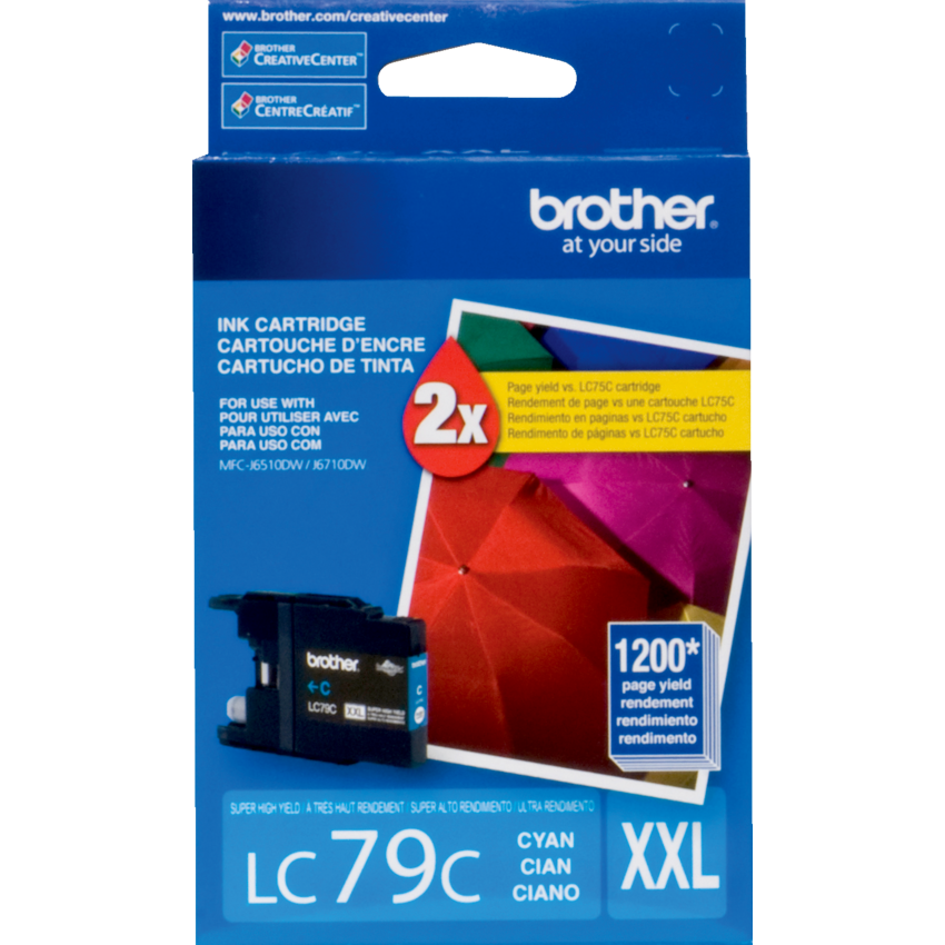 Brother Inkjet Cartridge Extra High Yield LC79CS Cyan