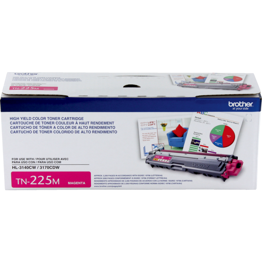 Brother Laser Cartridges TN225M Magenta