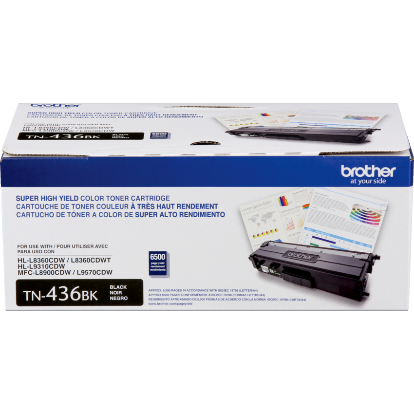 Brother Laser Cartridges Super High Yield TN436BK Black