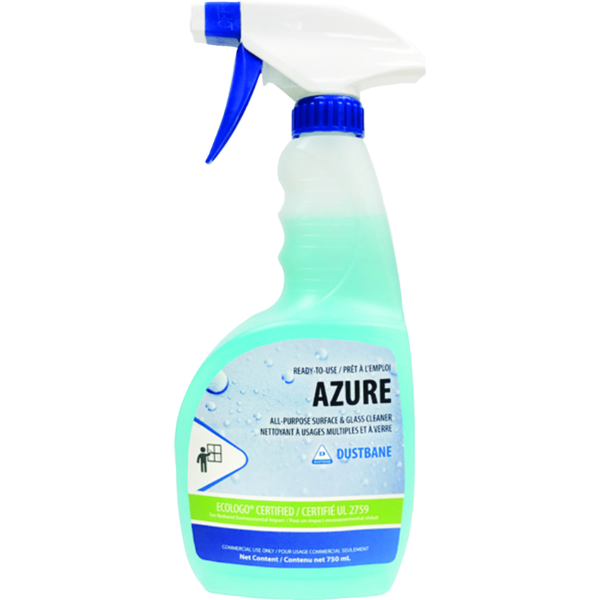 Dustbane Azure All-Purpose Surface & Glass Cleaner Ready to Use 750 mL