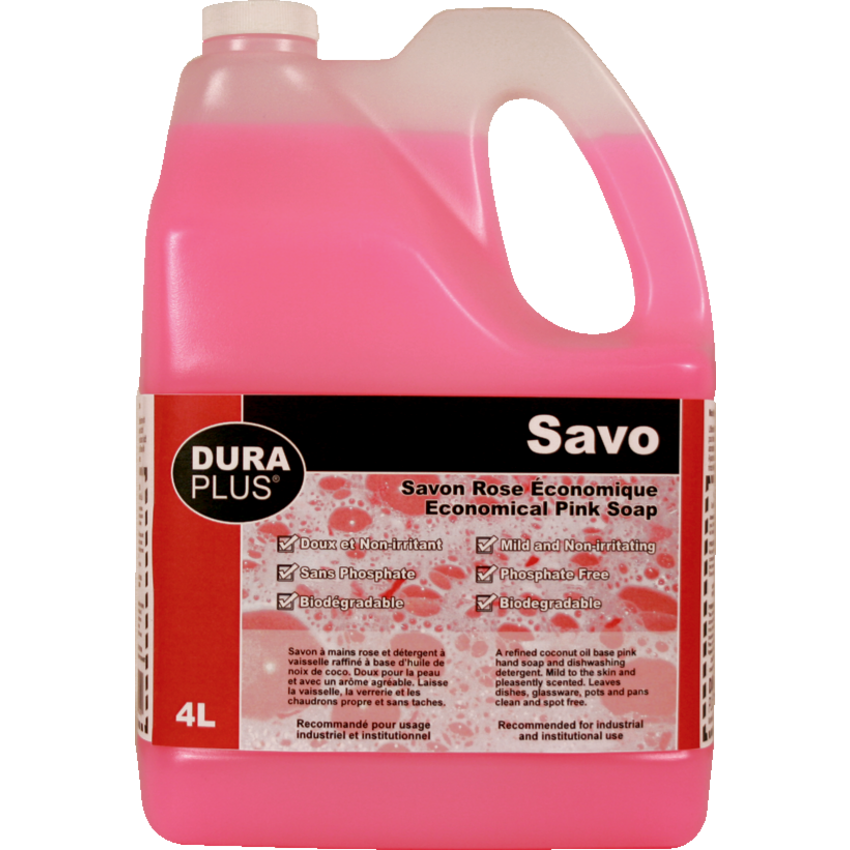 Dura Plus® Savo Economical Soap 3.78 L Pink