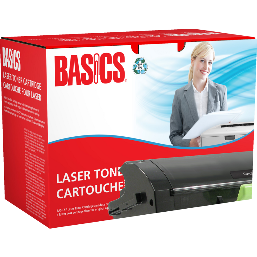 Basics® Remanufactured Laser Cartridge Extra High Yield (Lexmark® MS410/MX410) Black