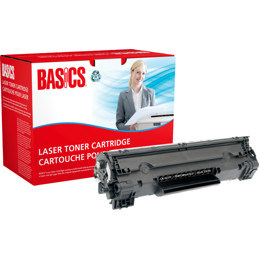 Basics® Remanufactured Laser Cartridge (Canon OEM# 137) Black
