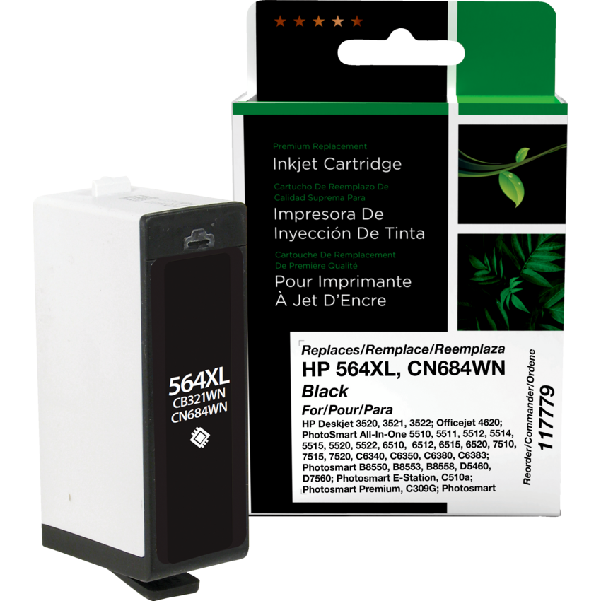 Clover Imaging Remanufactured Inkjet Cartridge (HP 564XL) High Yield Black