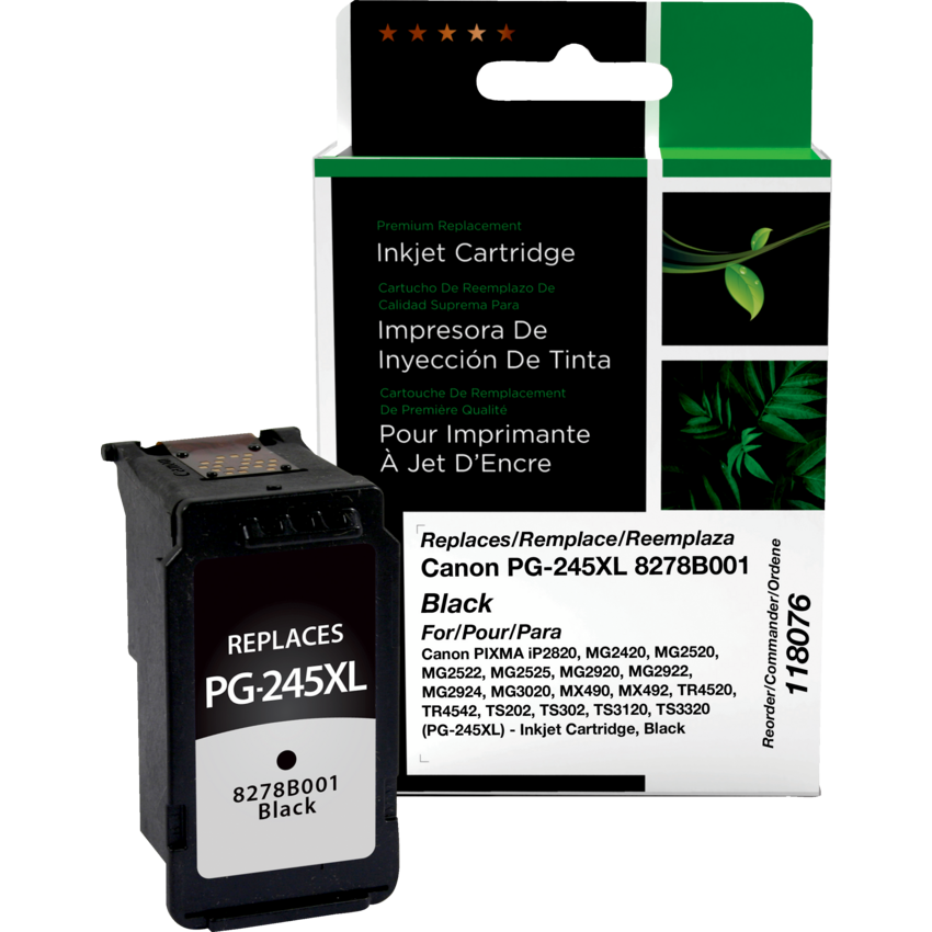Clover Imaging Remanufactured Inkjet Cartridge (Canon PG-245XL) Black