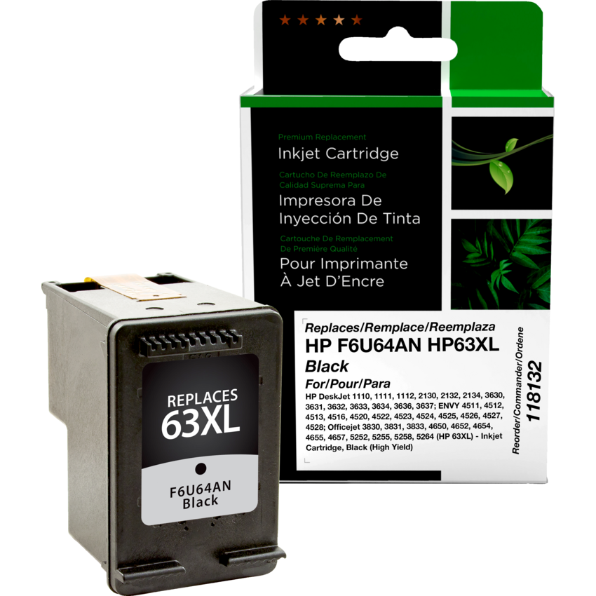 Clover Imaging Remanufactured Cartridge (HP 63XL) High Yield Black