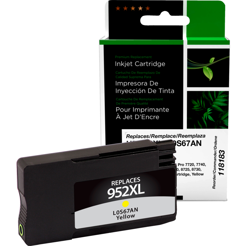 Clover Imaging Remanufactured Inkjet Cartridge HP 952XL High Yield Yellow