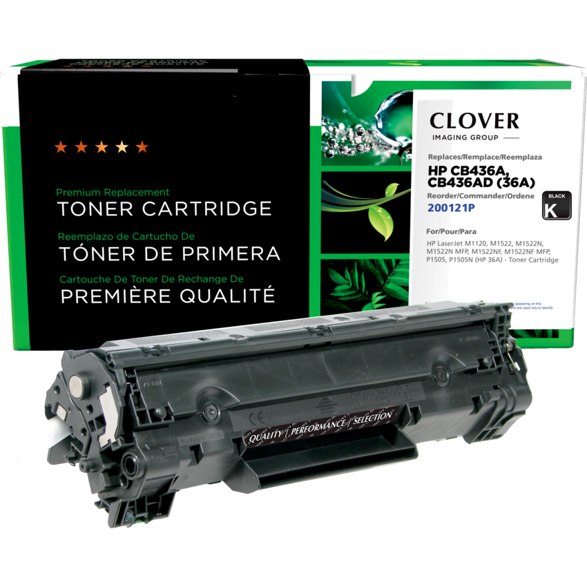 Clover Imaging Remanufactured Laser Cartridge (HP 36A) Black