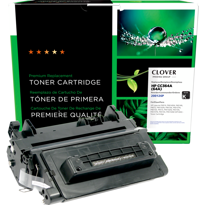 Clover Imaging Remanufactured Laser Cartridge (HP 64A) Black