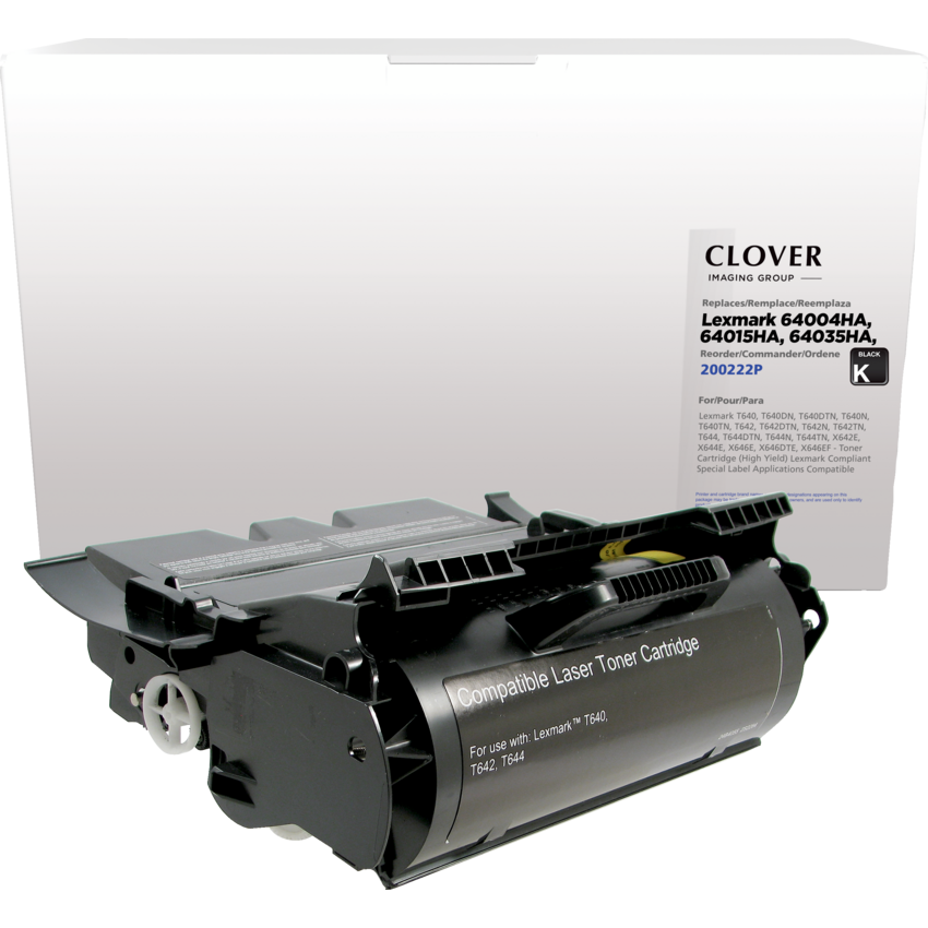 Clover Imaging Remanufactured Laser Cartridge (Lexmark T640) Black