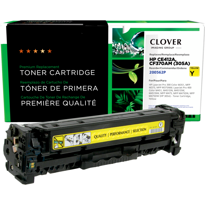 Clover Imaging Remanufactured Laser Cartridge (HP 305A) Yellow