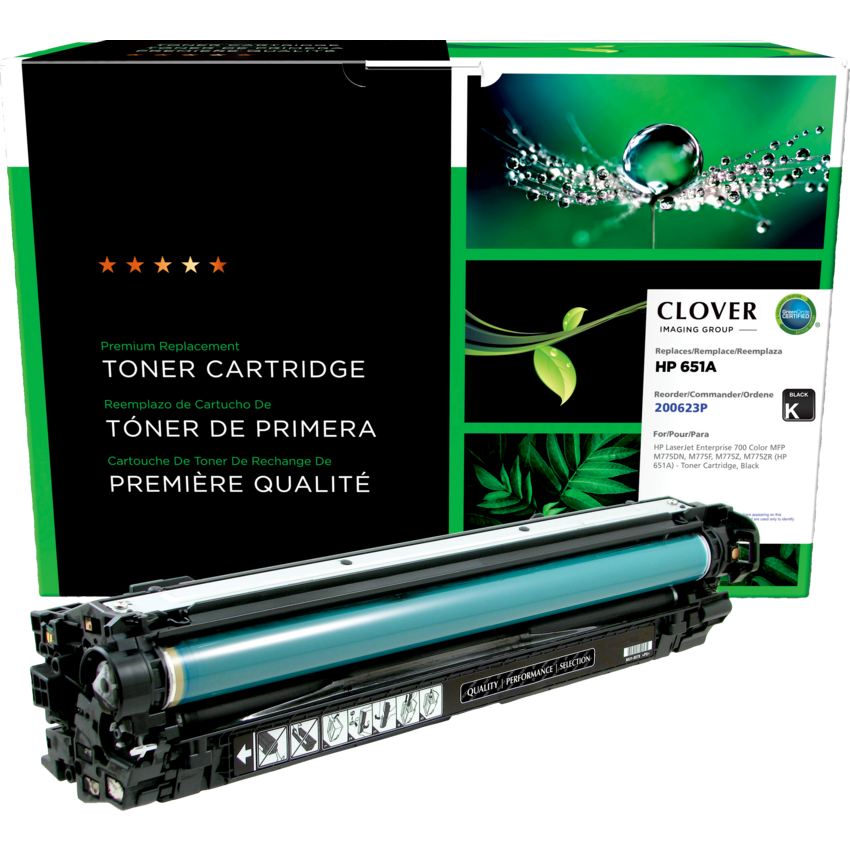 Clover Imaging Remanufactured Laser Cartridge (HP 651A) Black