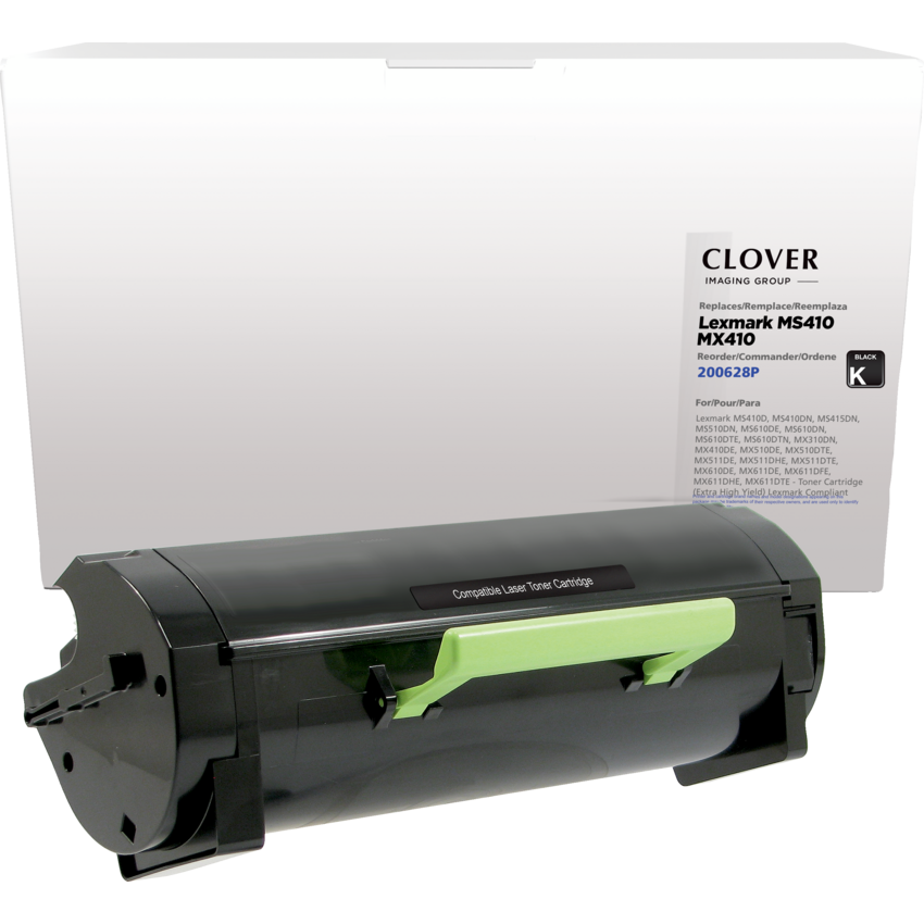 Clover Imaging Remanufactured Laser Cartridge (Lexmark MS410) Extra High Yield Black