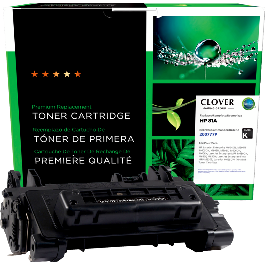 Clover Imaging Remanufactured Laser Cartridge (HP 81A) Black