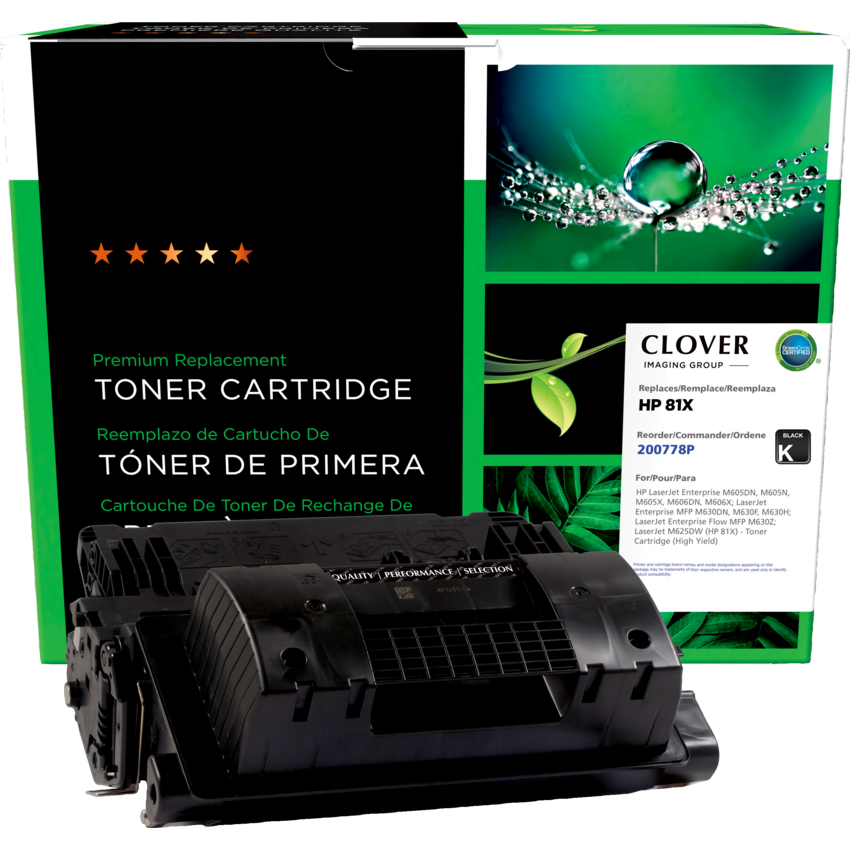 Clover Imaging Remanufactured Laser Cartridge (HP 81X) High Yield Black