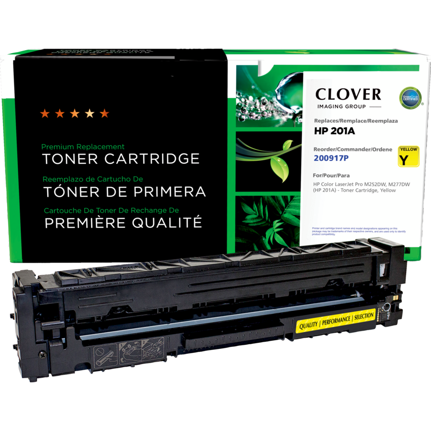 Clover Imaging Remanufactured Laser Cartridge (HP 201A) Yellow