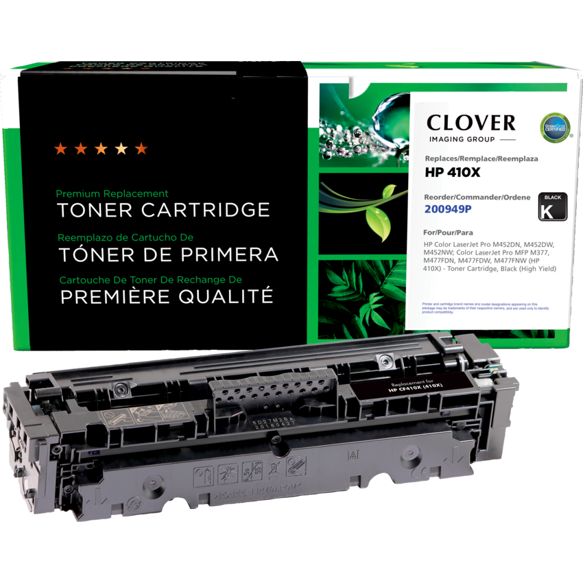 Clover Imaging Remanufactured Laser Cartridge (HP 410X) High Yield Black